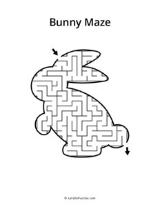 Easter Bunny Maze