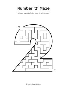 Number 2 Maze