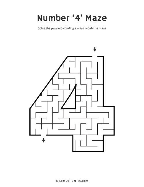 Number 4 Maze