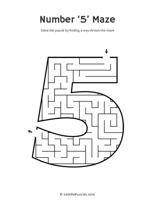 Number 5 Maze