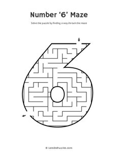 Number 6 Maze