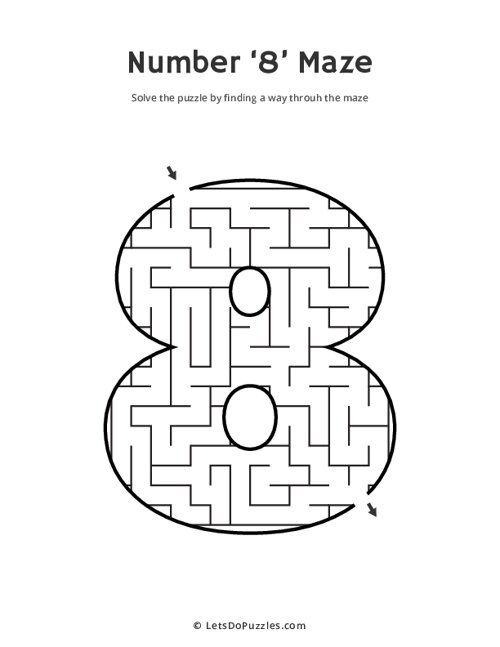 Number 8 Maze
