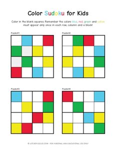 Color Sudoku for Kids