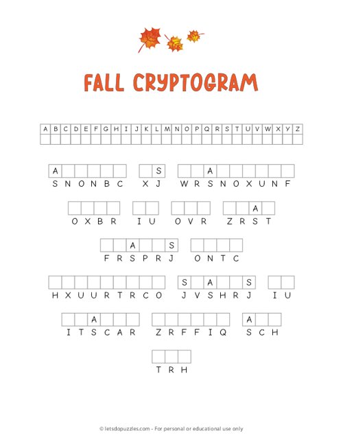 Elb tortalan t Elk telezett Esem ny Cryptogram Puzzles Korl tozott 