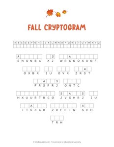 Fall Cryptogram