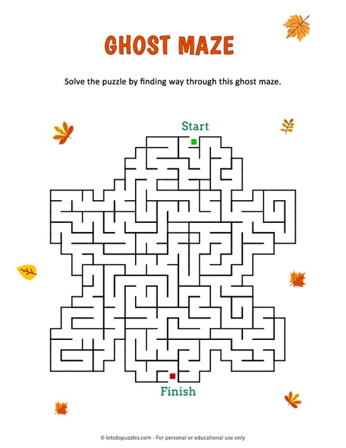 Halloween Ghost Maze