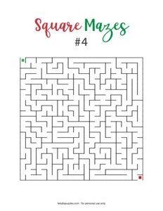 Square Mazes #4