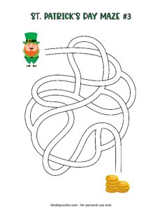 St. Patricks Day Maze #3