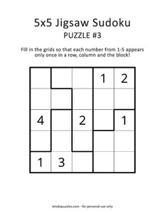  How to solve Jigsaw Sudoku puzzles