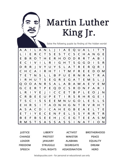 martin-luther-king-jr-word-search