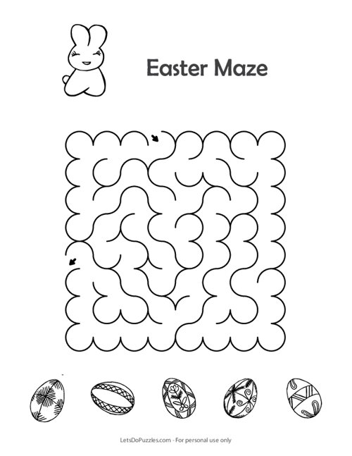 Easter Bunny Maze