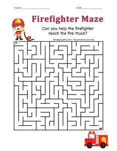 Firefighter Maze