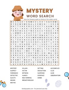 Mystery Word Search