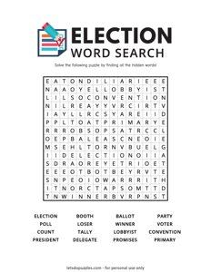 Election Word Search
