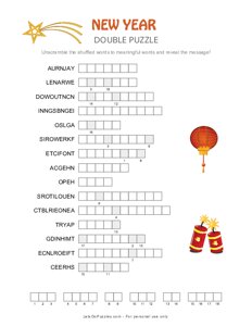 New Year Double Puzzle