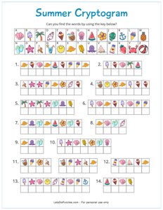 Free Spring Cryptogram Puzzle Printable Free Spring Cryptogram Puzzle Printable