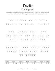 Truth Cryptogram