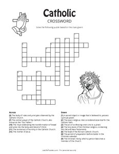 Catholic Crossword