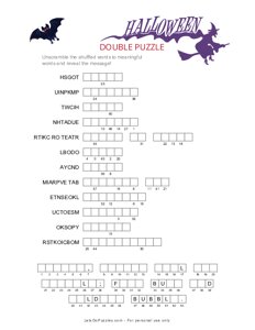 Halloween Double Puzzle
