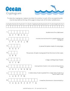 Ocean Cryptogram
