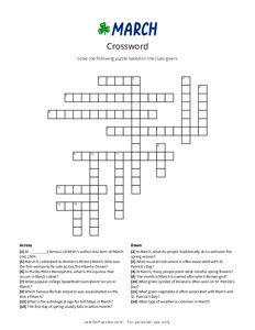 March Crossword