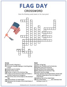 Flag Day Crossword