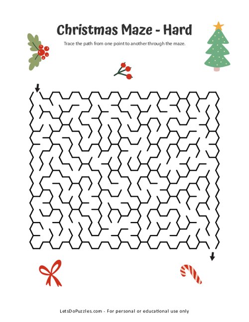 Hard Christmas Maze - #1