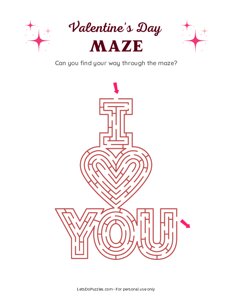 Valentines Day Maze - 3