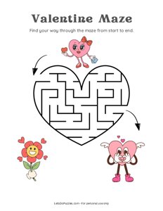 Valentines Day Maze - 12