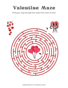 Valentines Day Maze - 5