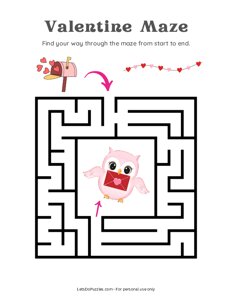 Valentines Day Maze - 6