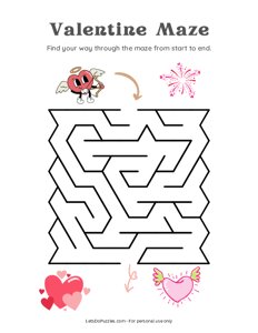 Valentines Day Maze - 8