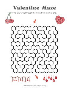 Valentines Day Maze - 9