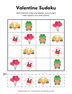 Valentine Picture Sudoku - 10