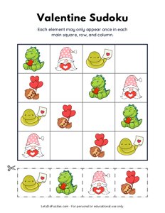 Valentine Picture Sudoku - 4