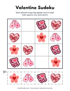 Valentine Picture Sudoku - 6