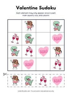 Valentine Picture Sudoku - 7