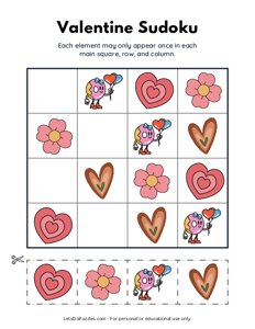 Valentine Picture Sudoku - 9