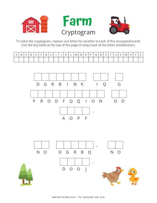 Farm Cryptogram