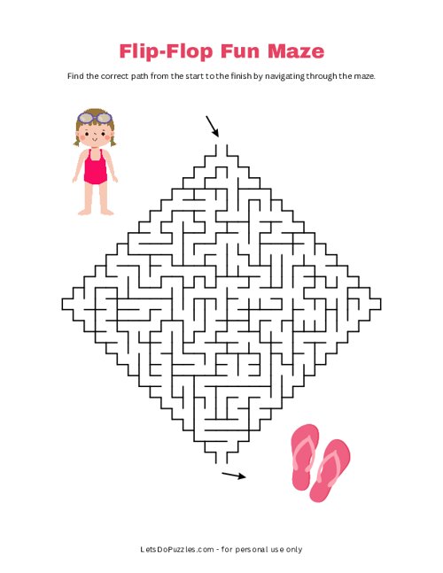 Flip-Flop Fun Maze