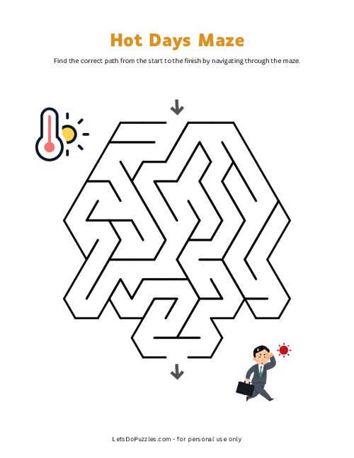Hot Days Maze