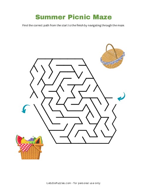 Summer Picnic Maze