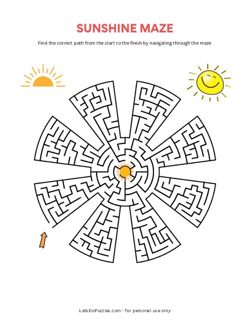 Sunshine Maze