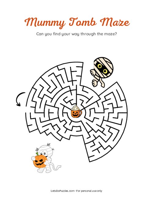 Mummy Tomb Maze