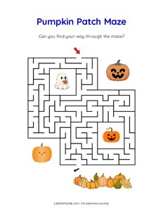 Pumpkin Patch Maze