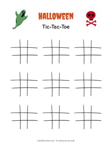 Halloween Tic Tac Toe