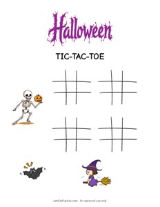 Halloween Tic Tac Toe - #2