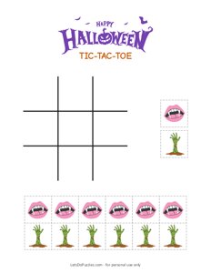Halloween Tic Tac Toe - #4