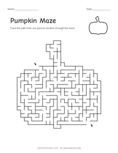 Pumpkin Maze