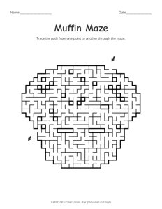 Muffin Shaped Maze